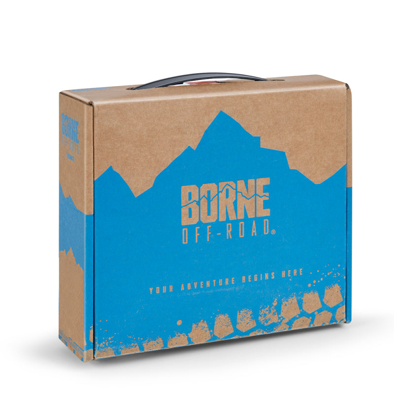 Borne Off-Road Cam Buckle Tie-Down Kit (2-Pack) Black - BNRTC-TDCB-2BK