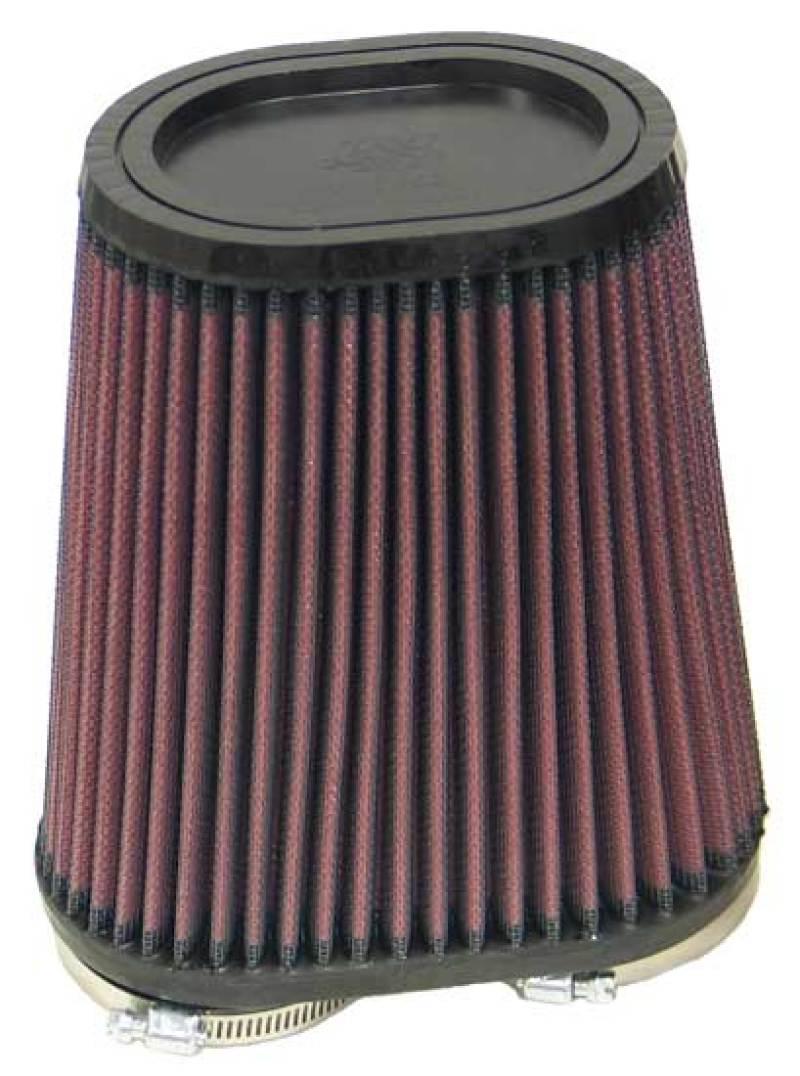 K&N Universal Rubber Filter Dual Flange Oval Tprd 3.75in Base O/S W x 3.438in Top O/S W x 6.75in H - RU-4710 by K&N Engineeri