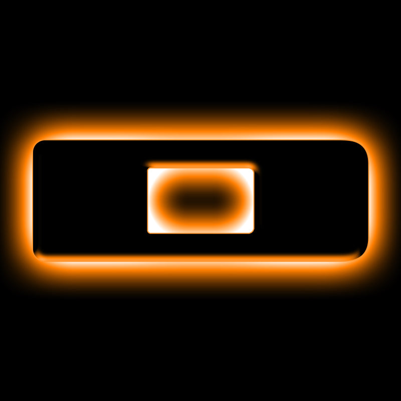 ORACLE Lighting Universal Illuminated LED Letter Badges - Matte Blk Surface Finish - D SEE WARRANTY - 3141-D-005