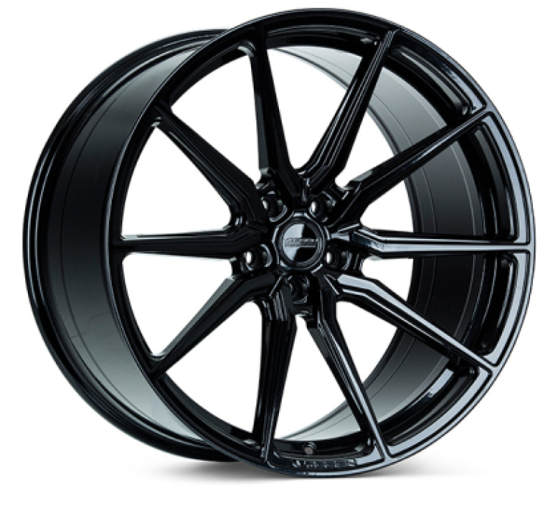 Vossen HF-3 22x9 / 5x108 / ET38 / Flat Face / 63.4 - Gloss Black Wheel - HF3-2J001