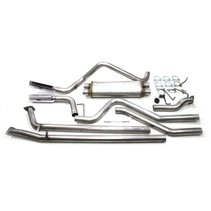 JBA 07-20 Toyota Tundra 4.6L/4.7L/5.7L 409SS Pass Side Dual Exit Cat-Back Exhaust - 40-9004