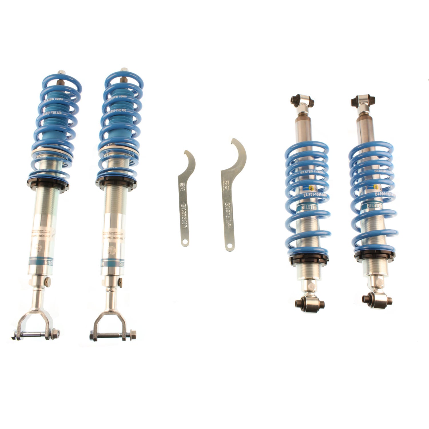 Bilstein B16 2001 Audi S4 Base Front and Rear Performance Suspension System - 48-086165