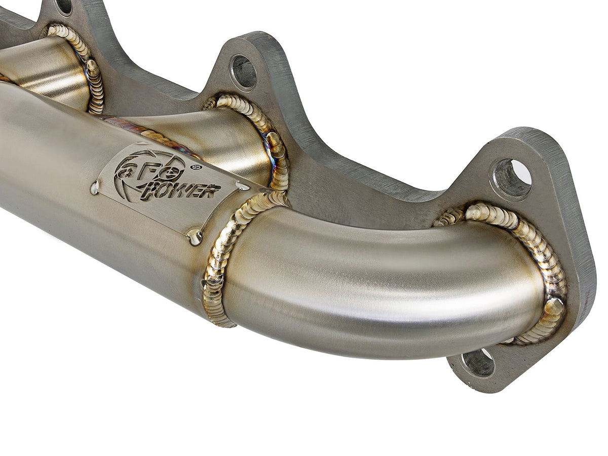 aFe Twisted Steel Header w/ T4 Turbo Manifold 03-07 Dodge Diesel L6-5.9L - 48-32018