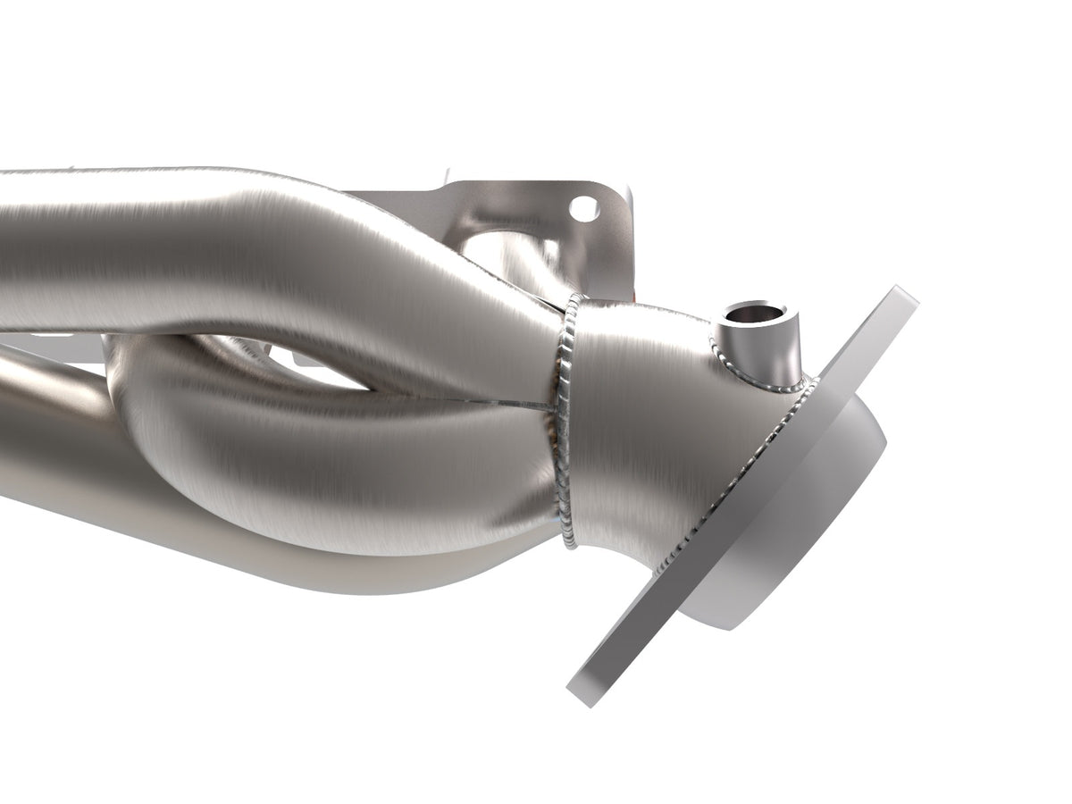 aFe Power Twisted Steel 304SS Shorty Header 2021 Ram 1500 TRX V8-6.2L (uncoated) - 48-32030