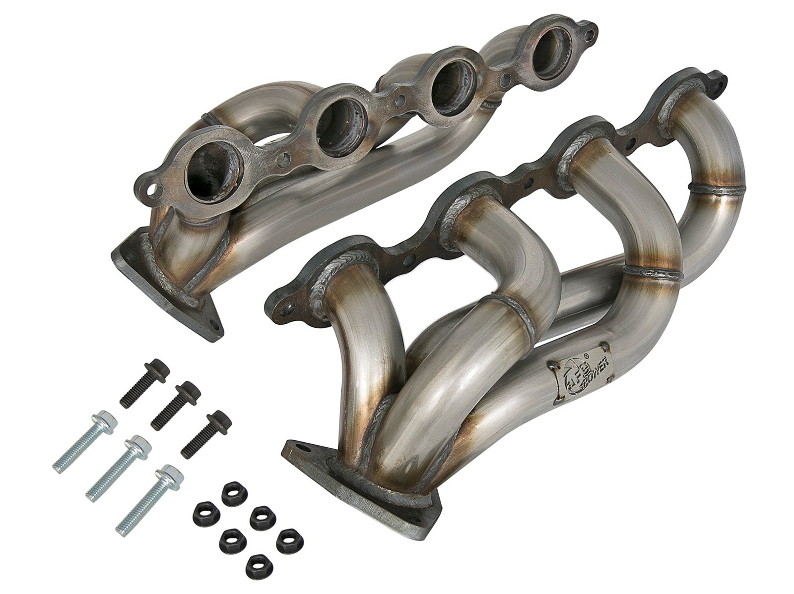 aFe Twisted Steel 1-3/4in 304SS Shorty Headers 2019 GM Silverado / Sierra 1500 V8-5.3L/6.2L - 48-34134