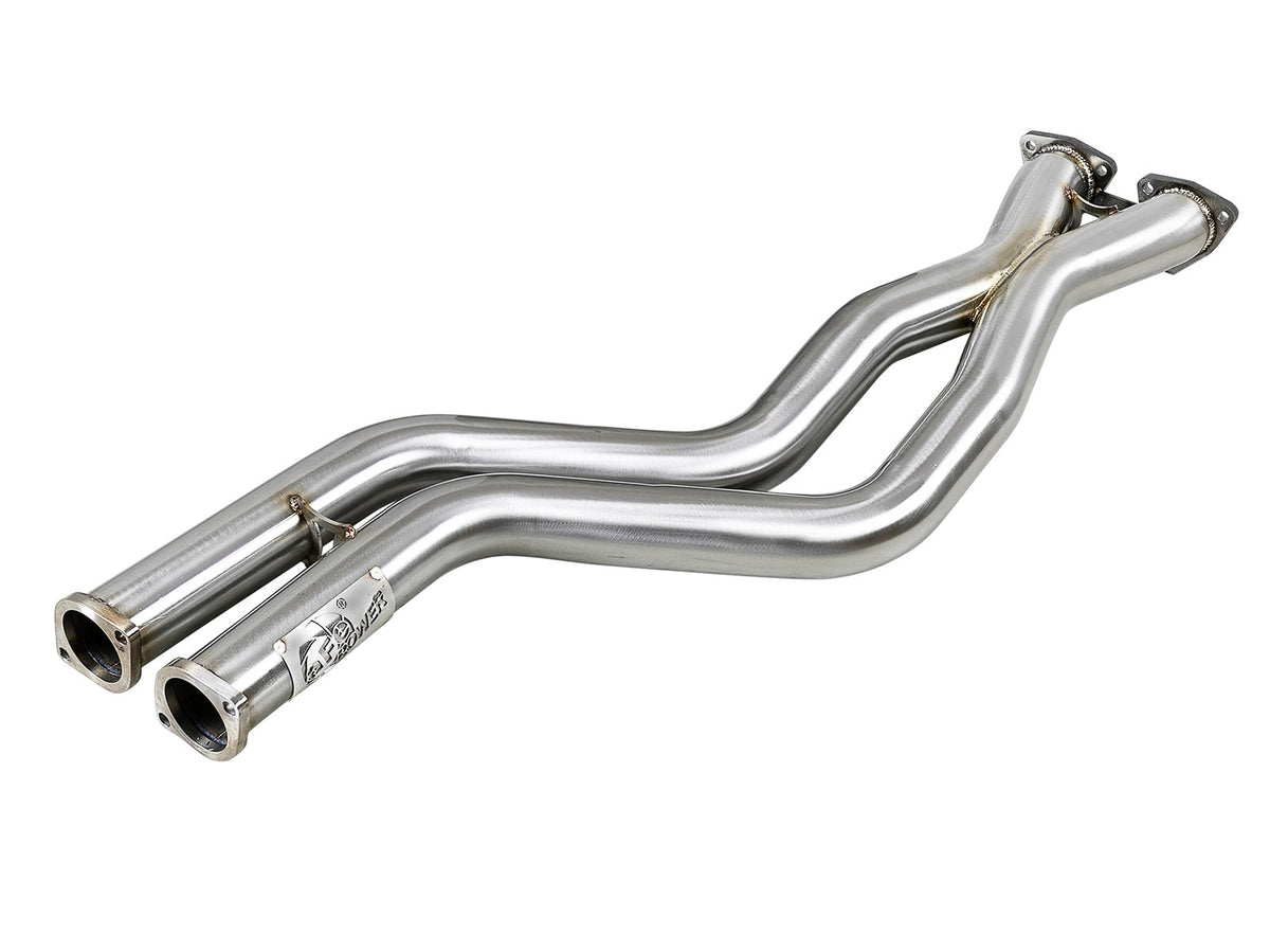 aFe Twisted Steel HDR X-Pipe SS-304 01-06 BMW M3 3.2L S54 - 48-36324