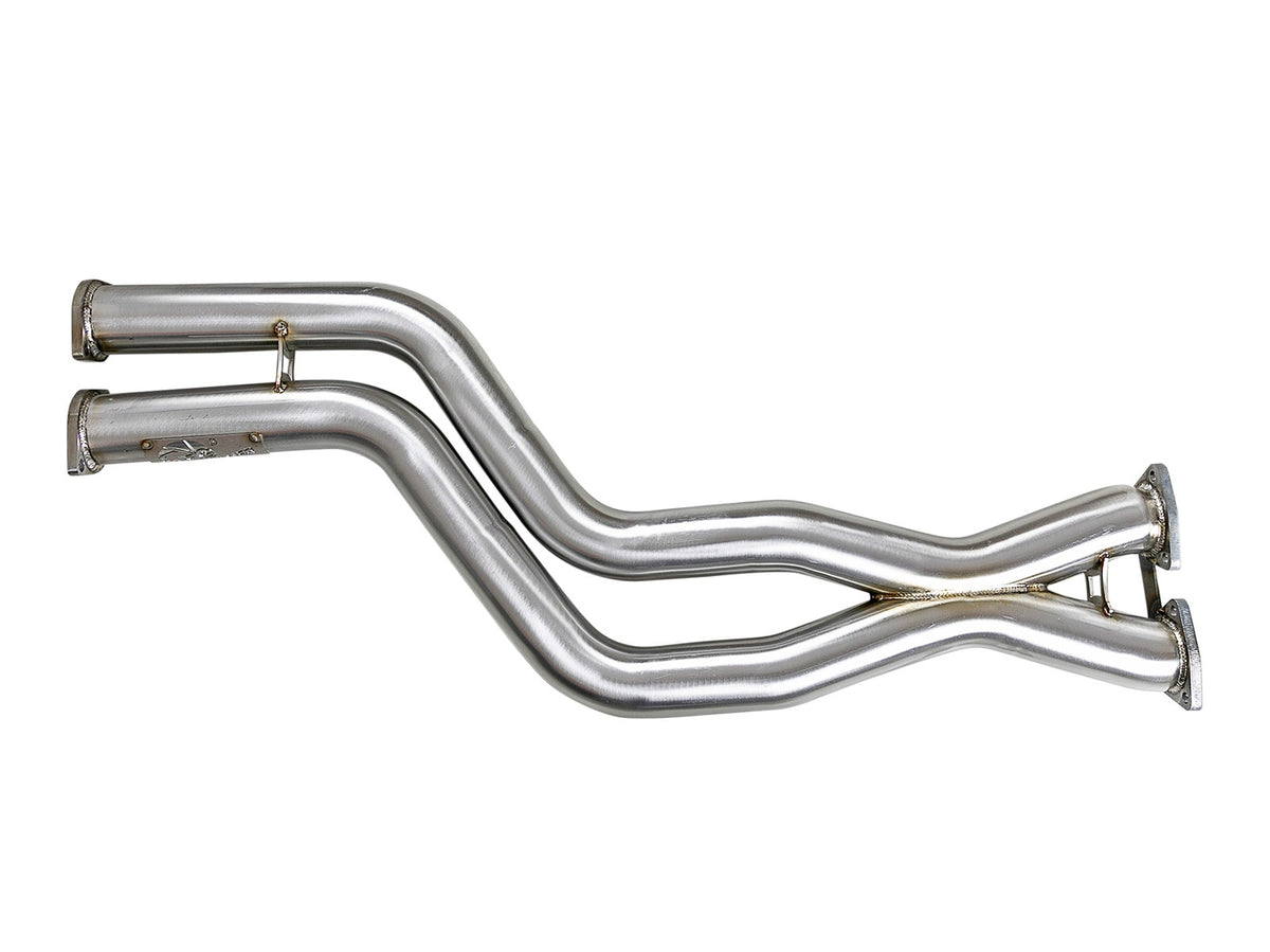 aFe Twisted Steel HDR X-Pipe SS-304 01-06 BMW M3 3.2L S54 - 48-36324