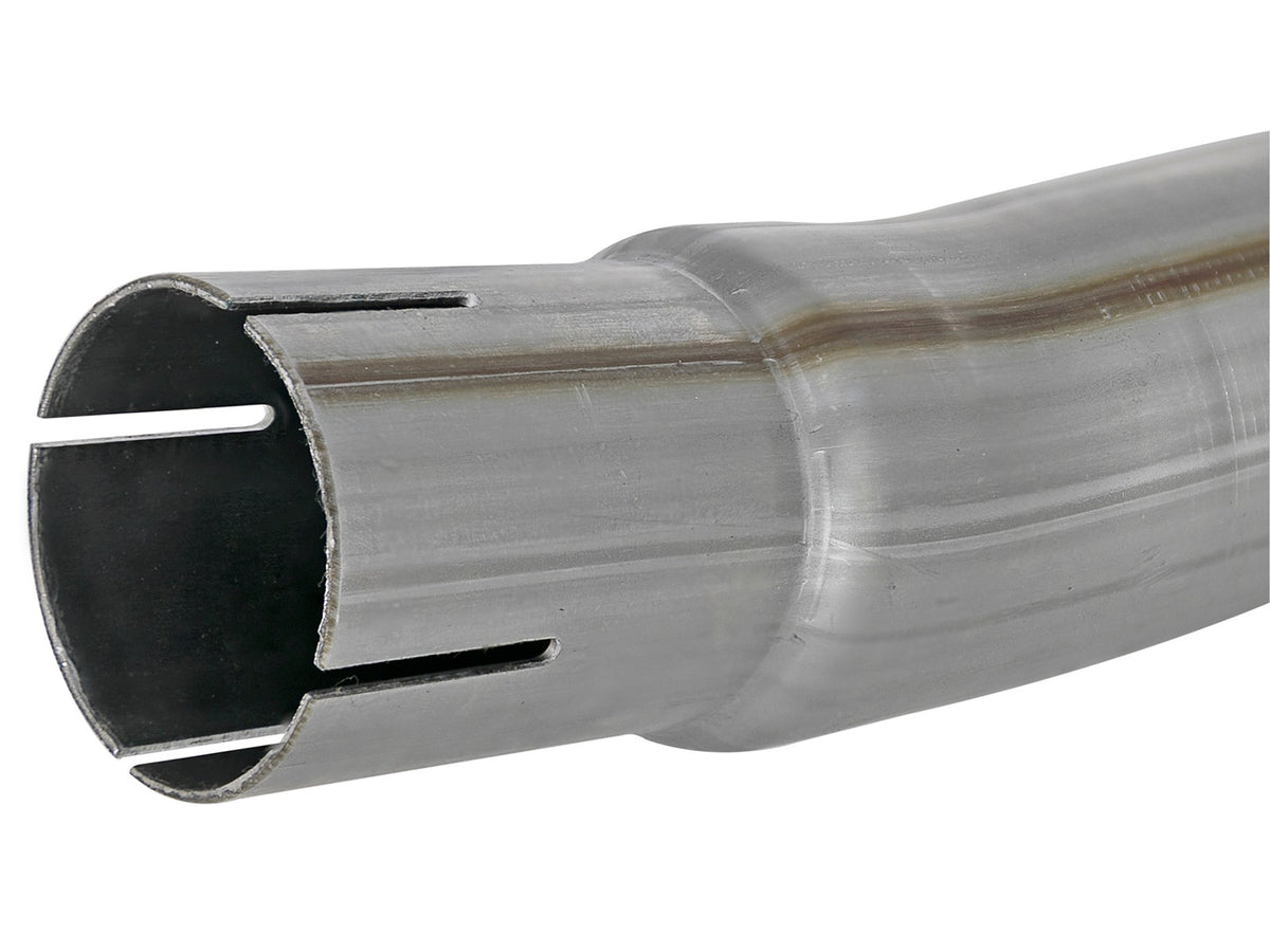 aFe Twisted Steel 2in Stainless Steel Loop Delete Down-Pipe 2018+ Jeep Wrangler (JL) V6 3.6L - 48-48024