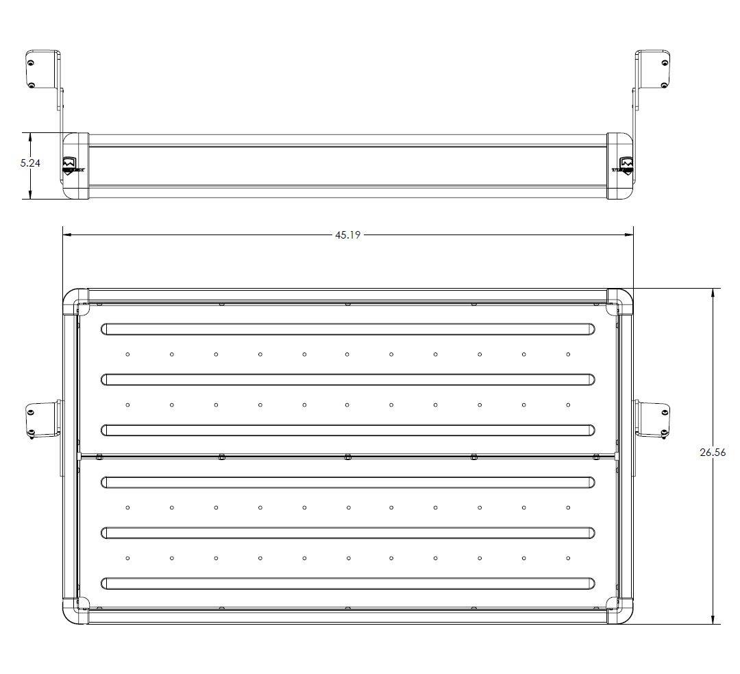 Teraflex Jk4 Wasatch Side Panel Kit - Black