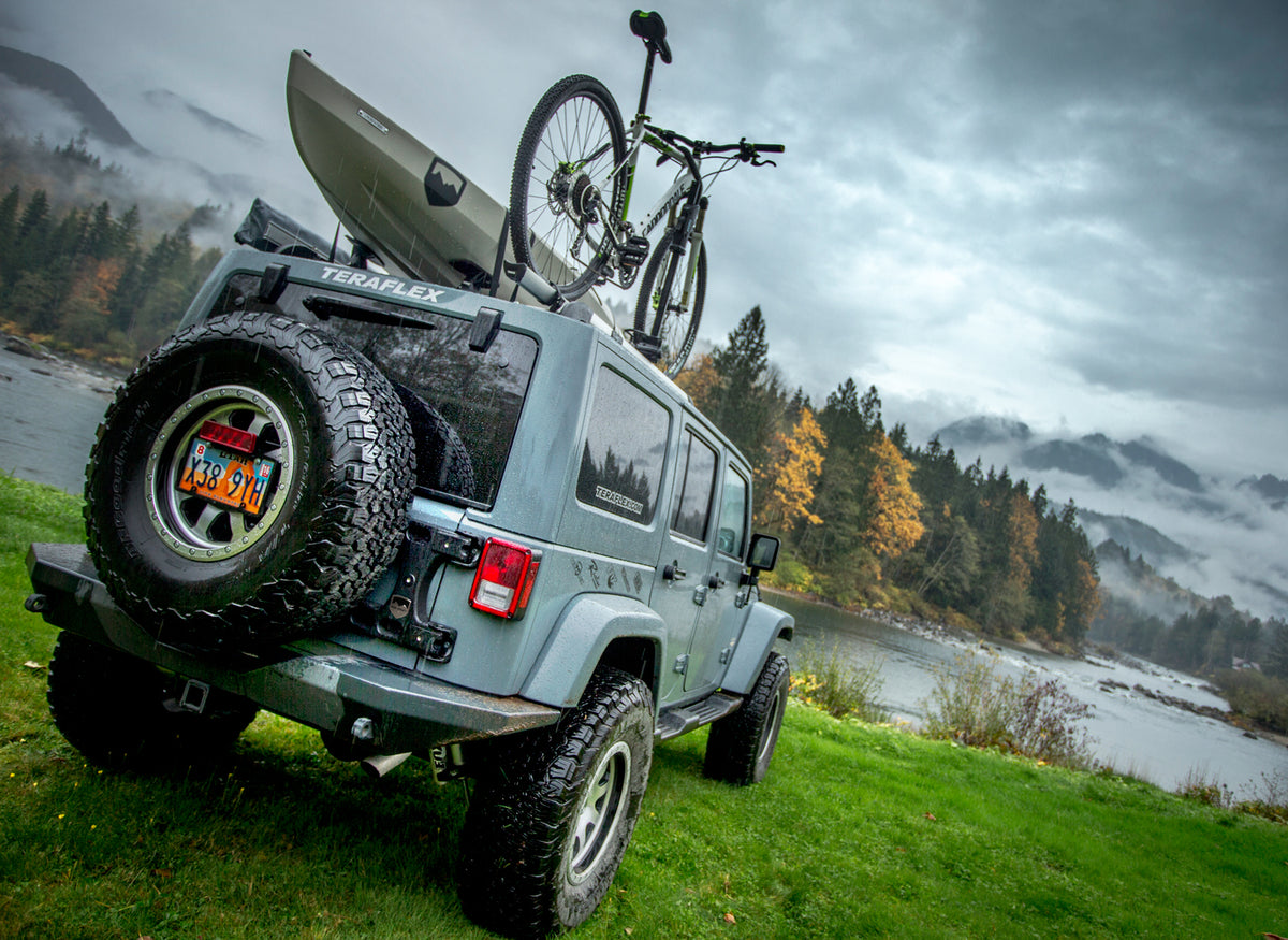 Teraflex JK Alpha Hinged Spare Tire Carrier Kit