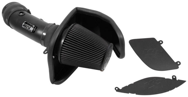 K&N 17-23 Dodge Charger/Challenger Hellcat SC 6.2L V8 DRYFLOW Performance Air Intake System - 30-2553TTK for 2017-2023 Dodge 