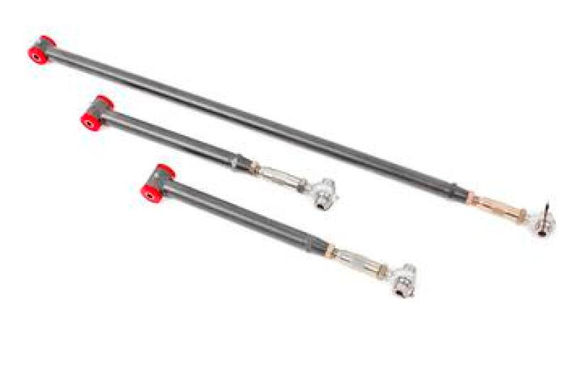 BMR 82-02 3rd Gen F-Body On-Car Adj. Rear Suspension Kit Poly/Rod End - Black Hammertone - RSK036H by BMR Suspension