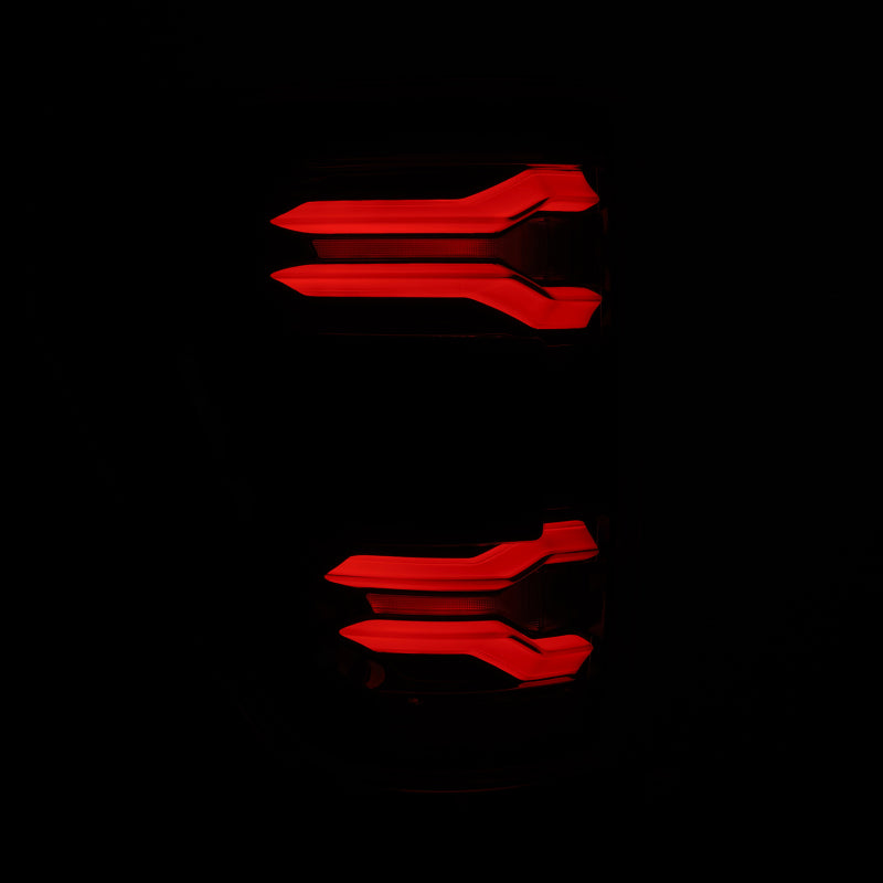 AlphaRex 21-23 Ford F-150 LUXX LED Taillights - Alpha-Black w/ BLIS - 653060