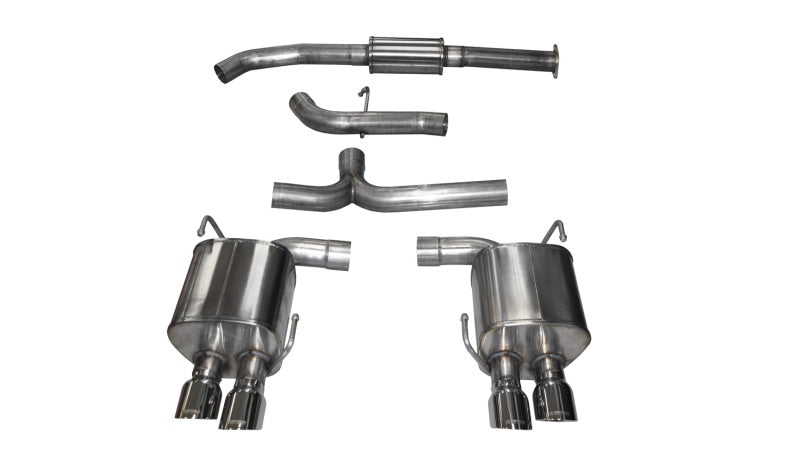 Corsa 2015-2021 Subaru WRX Cat Back Exhaust Polished Quad 3.5in Tips Sport - 14857