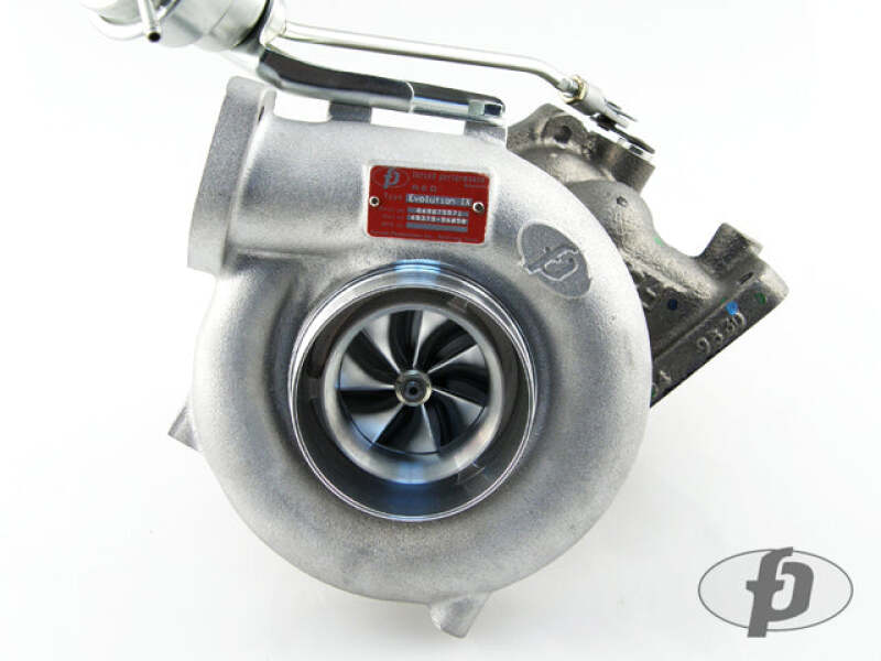 Forced Performance Mitsubishi Evo 9 Red XR57SR Turbo Journal Brg Black Housing w/18PSI WG (D/S Only) - 2007200-0502010
