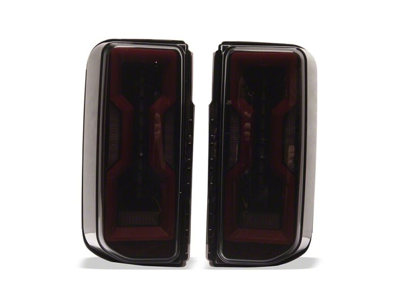 Raxiom 21-26 Ford Bronco Axial Series LED Tail Lights- Black Housing- Smoked Lens - FB37114 - close-up view 4