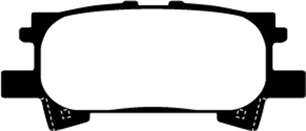 EBC 04-07 Lexus RX330 3.3 Ultimax2 Rear Brake Pads - UD996 for 2004-2009 Lexus RX - angle view