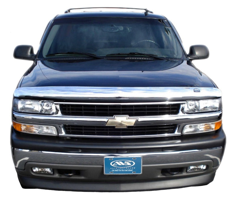 AVS 00-06 Chevy Tahoe High Profile Hood Shield - Chrome - 680902