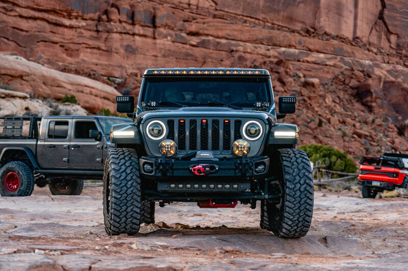 Oracle Jeep Wrangler JL/Gladiator JT Integrated Windhsiled LED Light Bar System - 5917-023