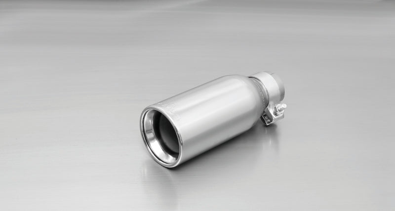 Remus 2006 Opel Corsa D (w/OE Sport Rear Skirt) 1.3L CDTi 102mm Rolled Edge Chromed Tail Pipe Set - 0007 70