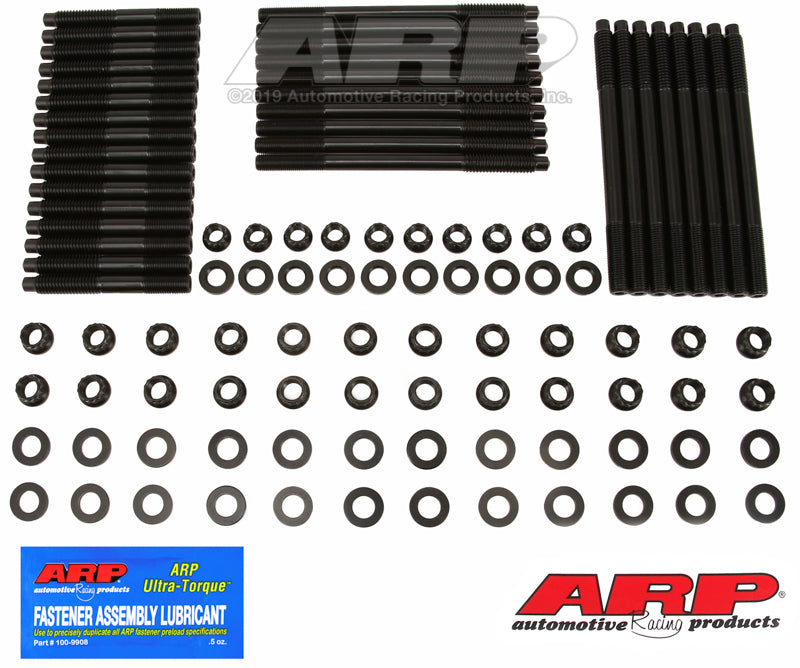 ARP Small Block Chevy w/ Brodix Rodeck Alum Block BD1010 and BD2000 Heads - Head Stud Kit - 134-4305