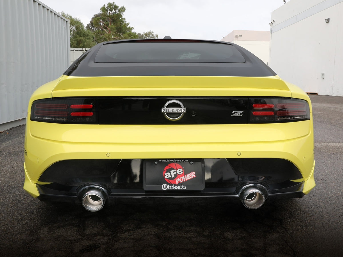 aFe POWER Takeda 2023 Nissan Z 2 1/2in 304 SS Cat-Back Exhaust System w/ Carbon Fiber Tips - 49-36138-C