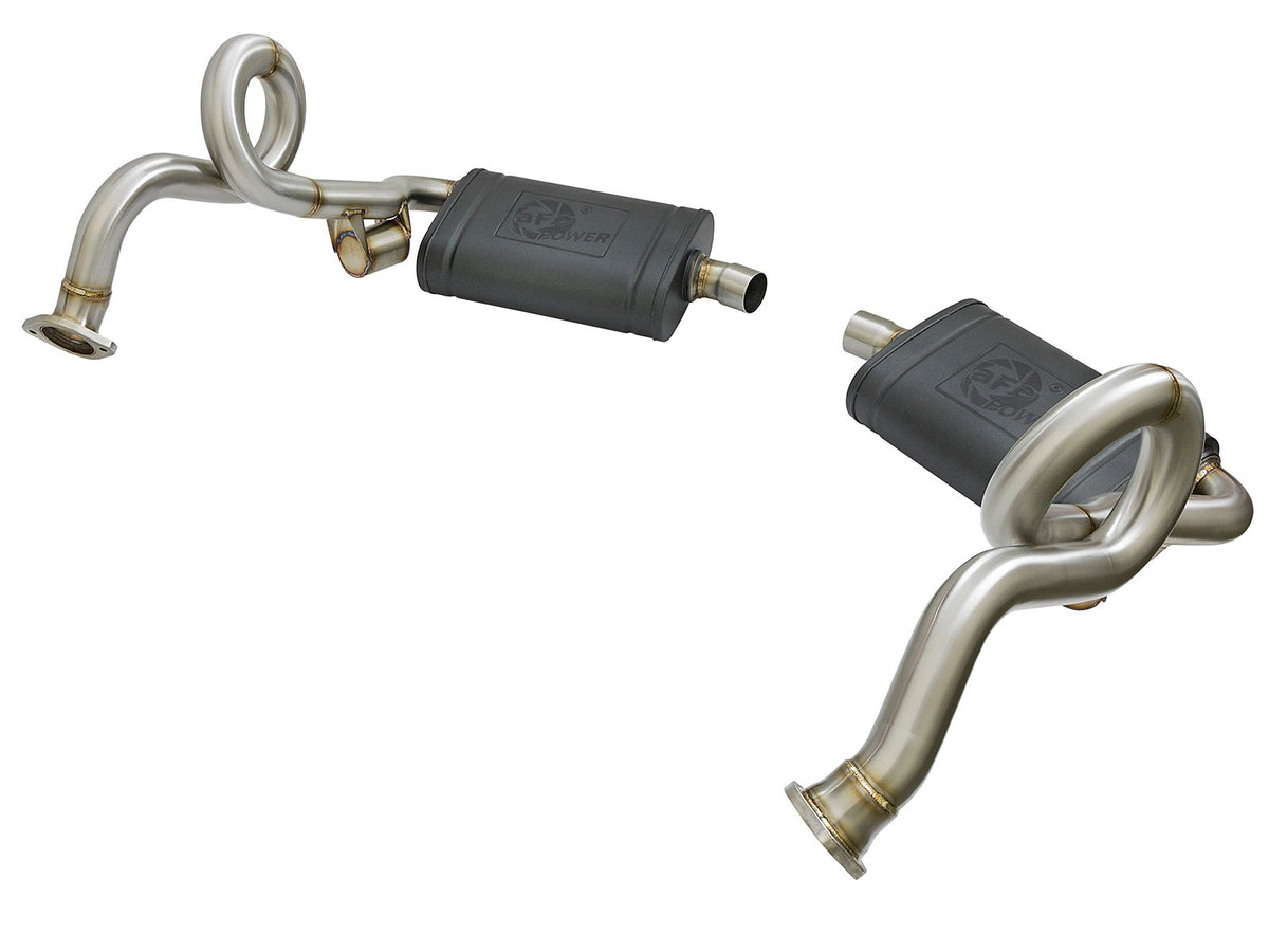 aFe MACHForce XP 13-15 Porsche Cayman S/Boxster S (981) H6-3.4L 2-2.5in. SS Cat-Back Exhaust System - 49-36415