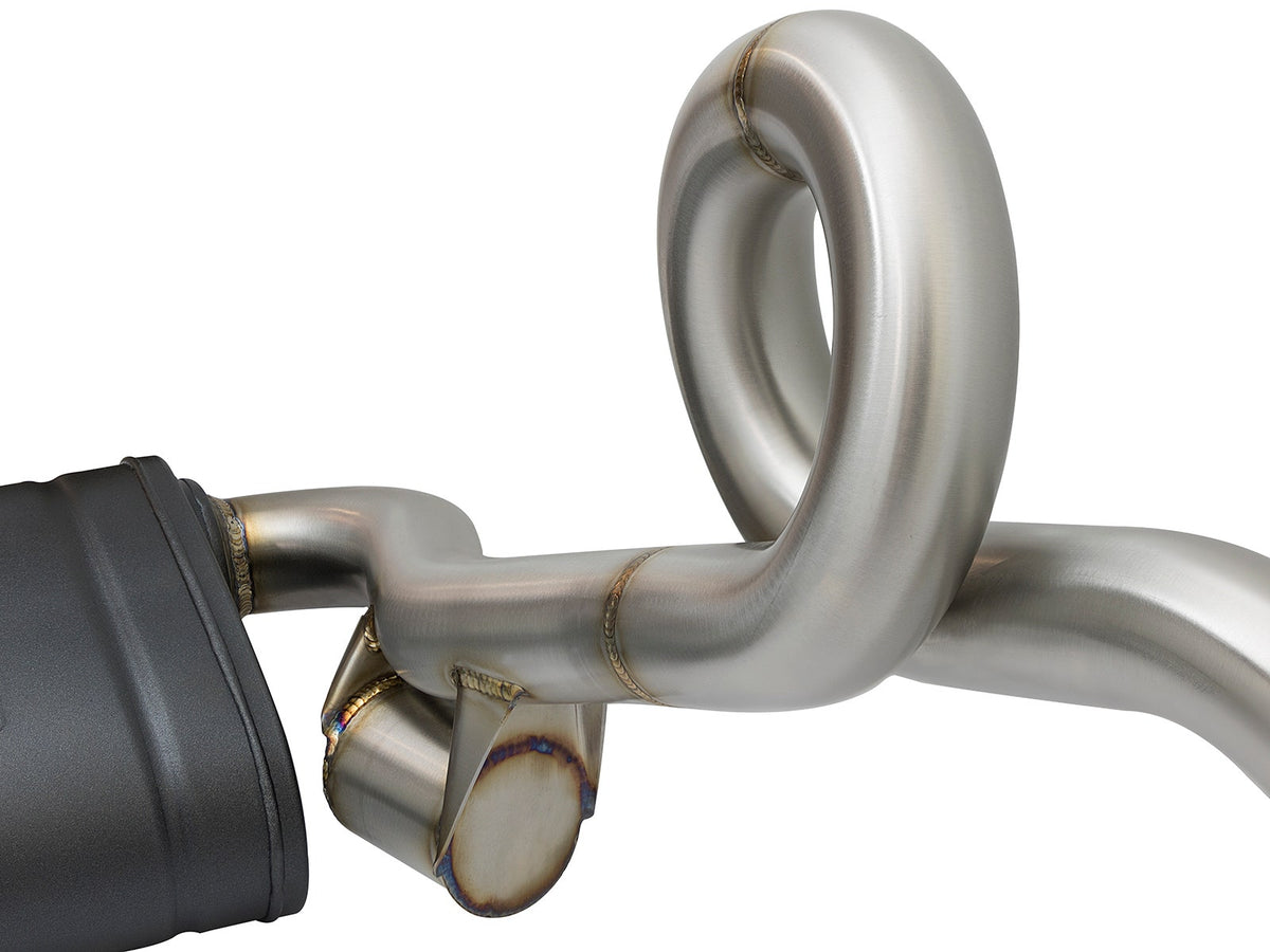 aFe MACHForce XP 13-15 Porsche Cayman S/Boxster S (981) H6-3.4L 2-2.5in. SS Cat-Back Exhaust System - 49-36415