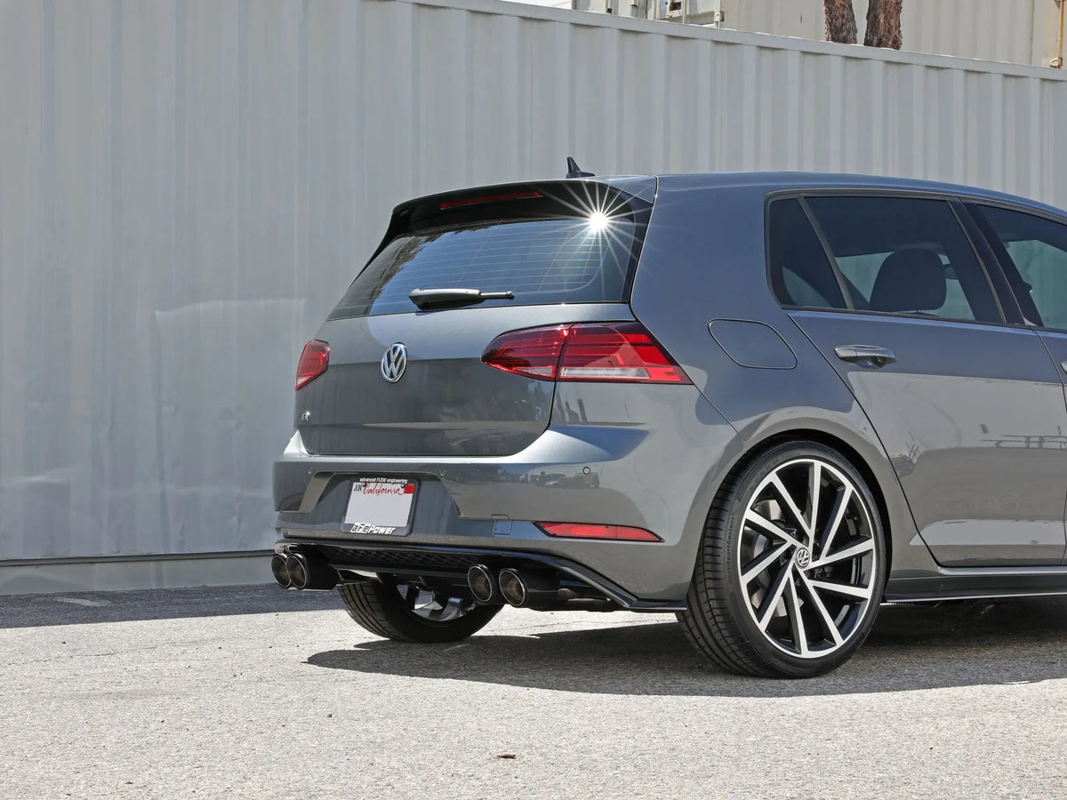 afe POWER MACH Force-Xp 15-19 Volkswagen Golf R L4-2.0L(T) 304 SS Cat-Back Exhaust System - Carbon - 49-36430-C