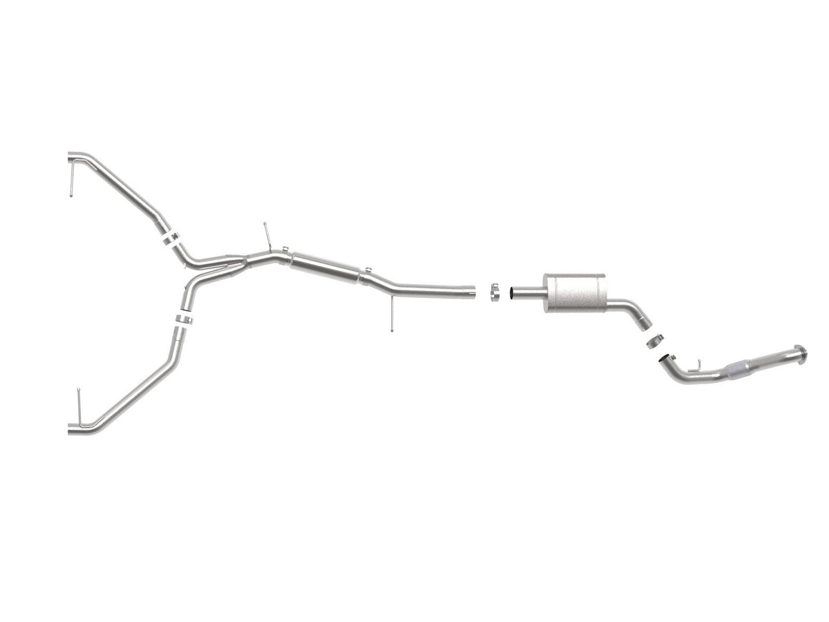 aFe 20-21 Audi A4 L4-2.0L (t) MACH Force-Xp 3in to 2-1/2in Stainless Steel Cat-Back Exhaust System - 49-36446