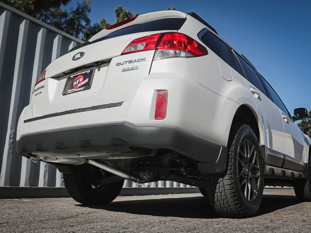 aFe POWER Takeda 2.25 to 2.5in 304SS Cat-Back Exhaust 10-14 Subaru Outback H4-2.5L - 49-36806