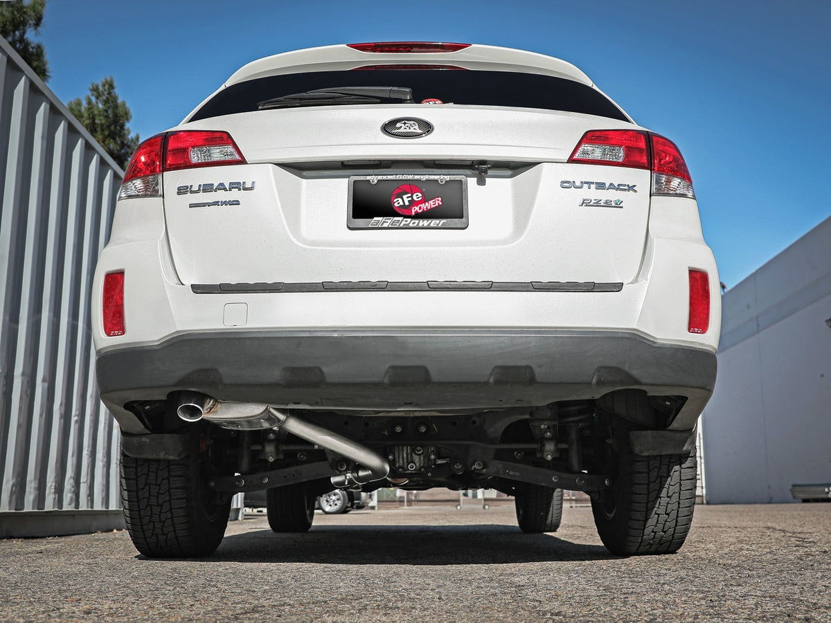 aFe POWER Takeda 2.25 to 2.5in 304SS Cat-Back Exhaust 10-14 Subaru Outback H4-2.5L - 49-36806