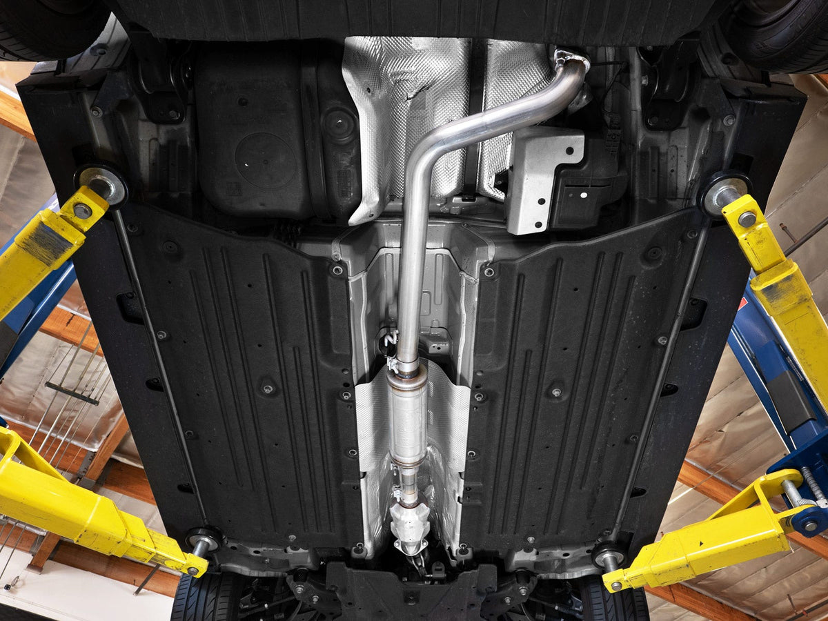 aFe 24-25 Hyundai Kona L4-1.6L (t) FWD Takeda 3in 304 Stainless Steel Mid-Pipe - 49-37047 - view 3