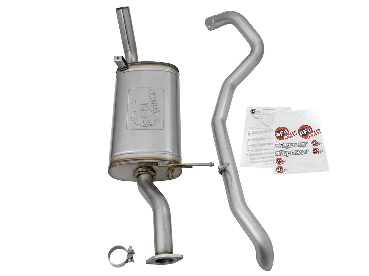 aFe MACHForce XP 2-1/2in 409 SS Cat Back Exhaust 2001-2016 Nissan Patrol (Y61) I6-4.8L 4 Door - 49-46122