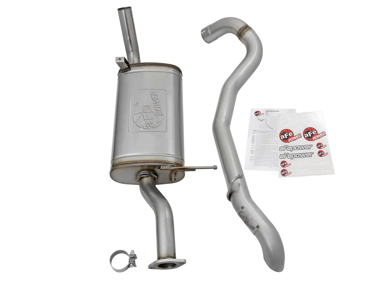 aFe MACHForce XP 3in SS Cat-Back Hi Tuck Exhaust 97-16 Nissan Patrol (Y61) I6-4.8L - 49-46123