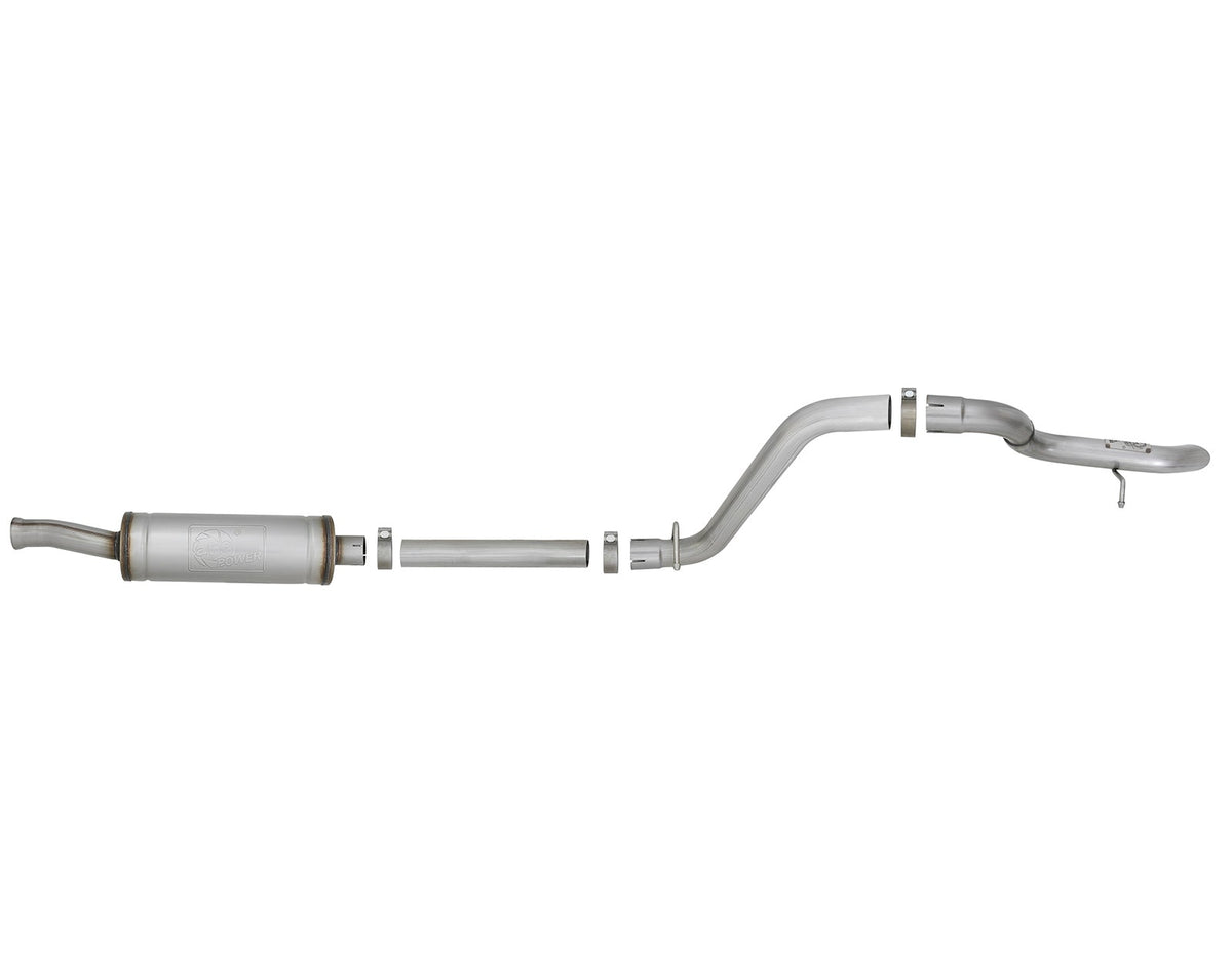 aFe MACH Force-Xp 2.5in 409SS Axle-Back Hi-Tuck Exhaust System 18-20 Jeep Wrangler (JL) V6 3.6L - 49-48075