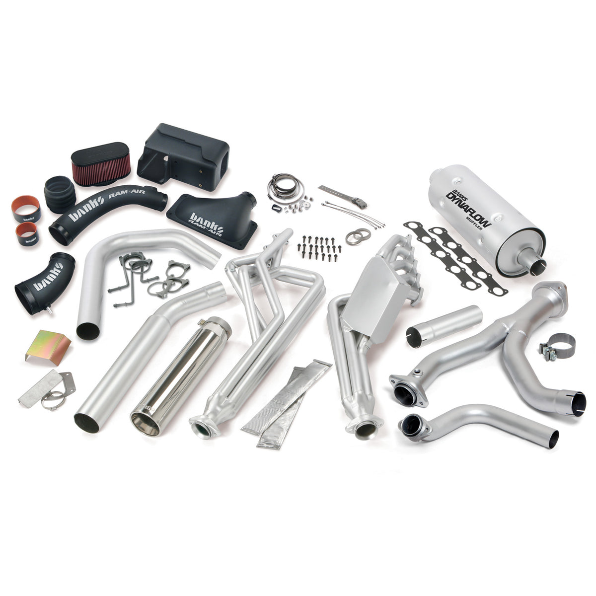 Banks Power 16-17 Ford 6.8L MH-A Left Exit PowerPack System - Chrome Tip - 49383