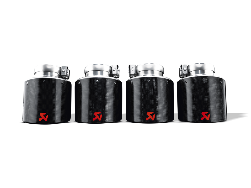 Akrapovic 06-13 Chevrolet Corvette ZO6/ZR1 (C6) Tail Pipe Set (Carbon 125 mm) - TP-NIR35C