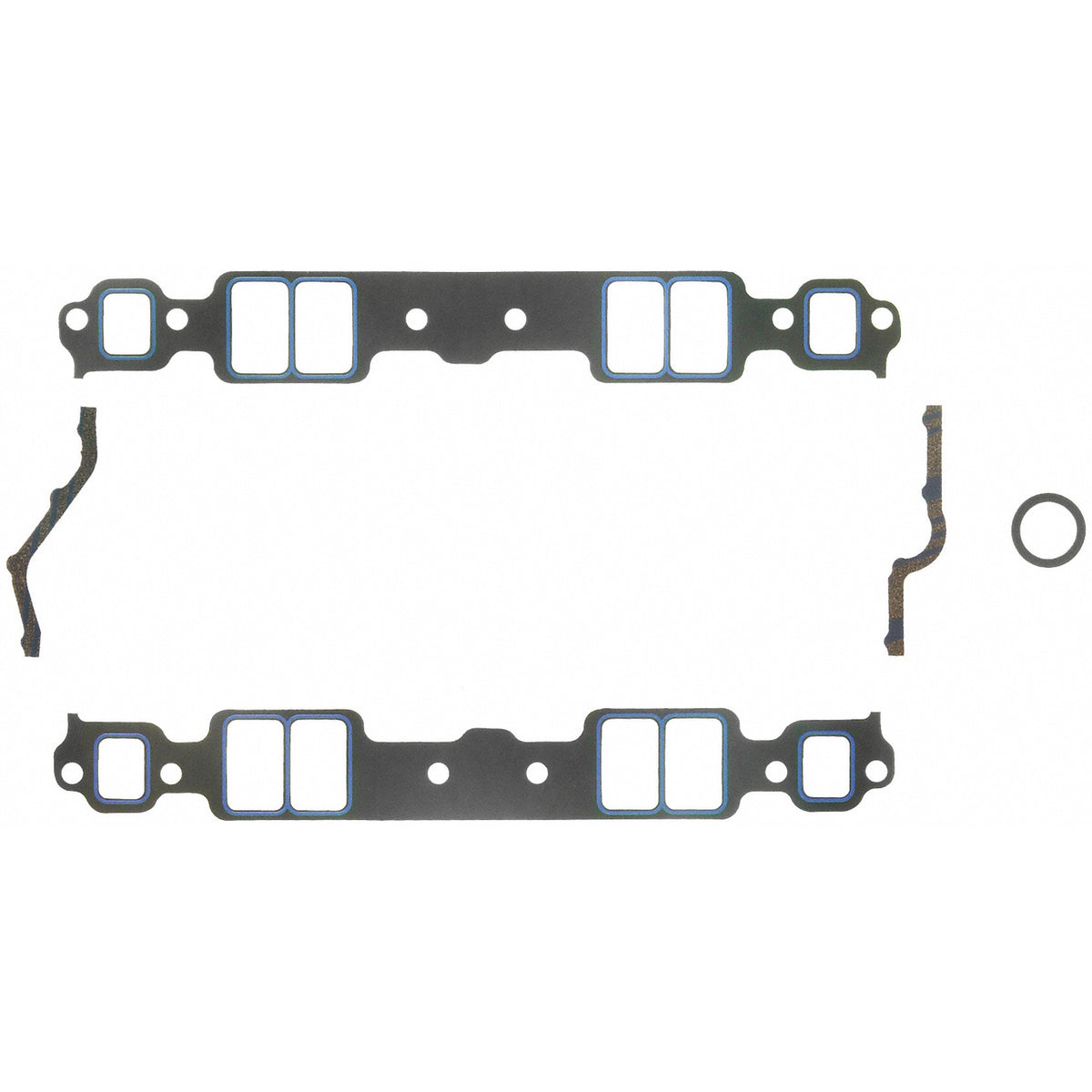 Fel-Pro Small Block Chevy 2.09 x 1.28 .060in Intake Manifold Gasket Set - 1205 - front view