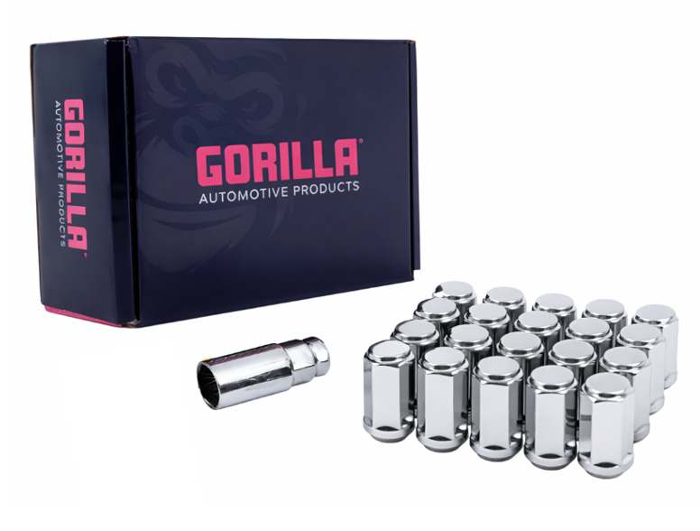 Gorilla Automotive - 5lug 9/16 3/4 Hex Wik Duplex CHR - K5LT19-00916GR