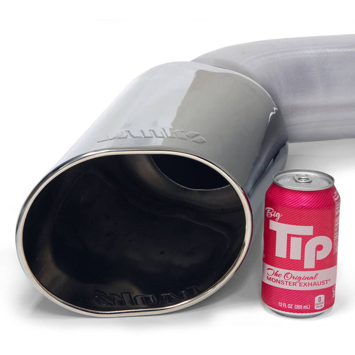 Banks Power 19-23 Dodge Ram Mega Cab 6.7L Cummins Monster Exhaust - SS Single Exhaust w/ Chrome Tip - 49799