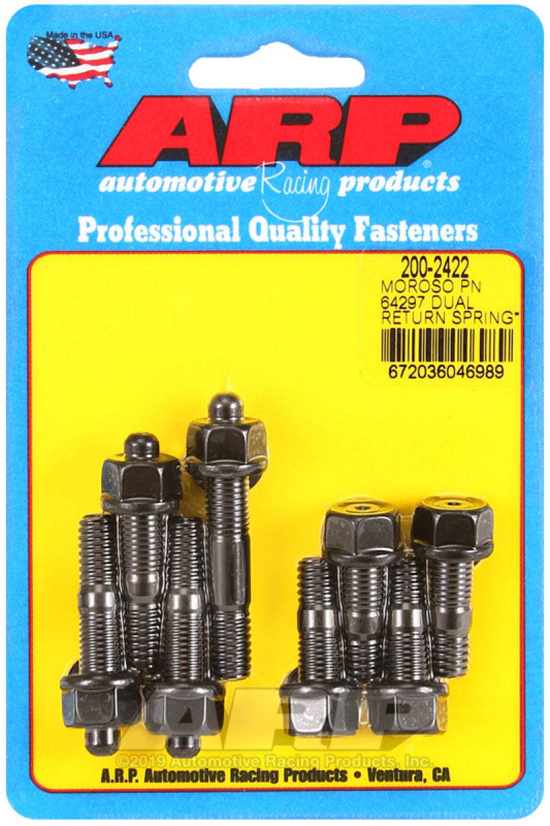 ARP Moroso 64927 Dual Return Spring w/ 2in Spacer Plate Carb Stud Kit - 200-2422