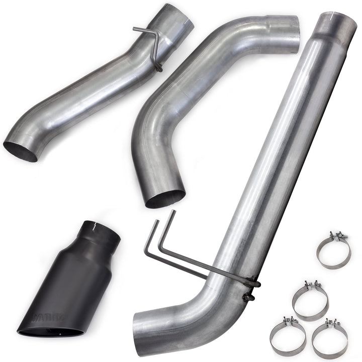 Banks Power 19-23 Dodge RAM 6.7L 5.0in Monster Exhaust w/ SideKick Black Tip-SRW Only Crew Cab/Long Bed - 49807-B