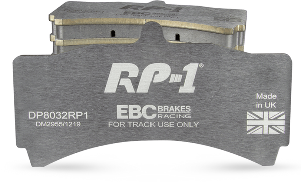EBC Racing 2016 Ford Mustang GT350 5.2L RP-1 Race Front Brake Pads - DP83055RP1 by EBC