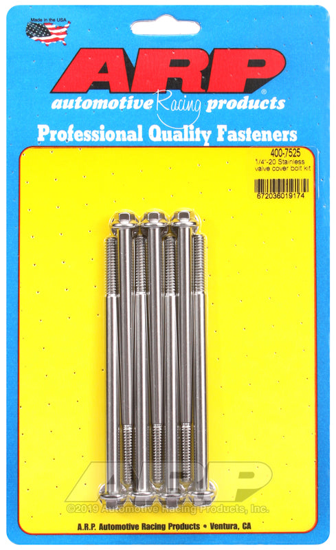 ARP Merlin Block Brodix Head BB Hex Valve Cover Bolt Kit (Kit of 7) - 400-7525