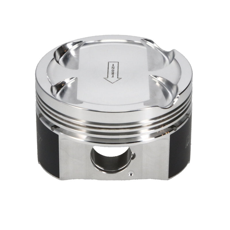 Manley 93-98 Toyota Supra Turbo (2JZGTE) 86.5mm +.5mm Oversized Bore 8.5:1 Dish Piston Set with Ring - 609005C-6