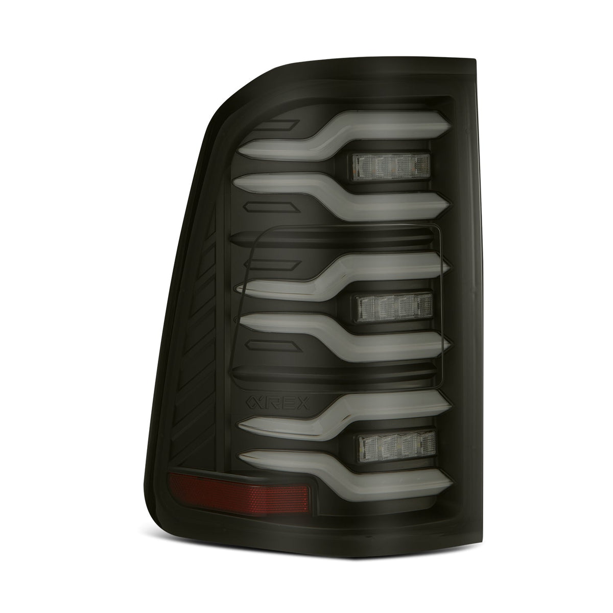 Alpharex 2025 Dodge Ram 1500 Luxx-Series LED Tail Lights - Black - 640042 for 2025 Dodge Ram 1500 - side view