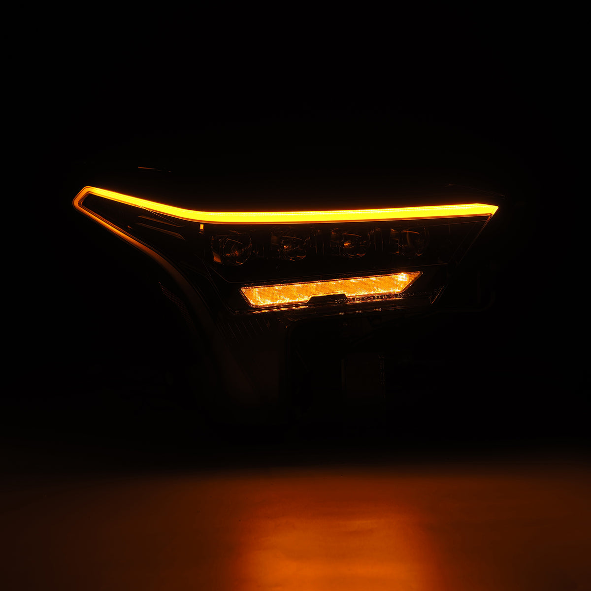 AlphaRex 22+ Toyota Tundra NOVA-Series Headlights Alpha-Blk w/White DRL - Req 810029 OR 810030 - 880861