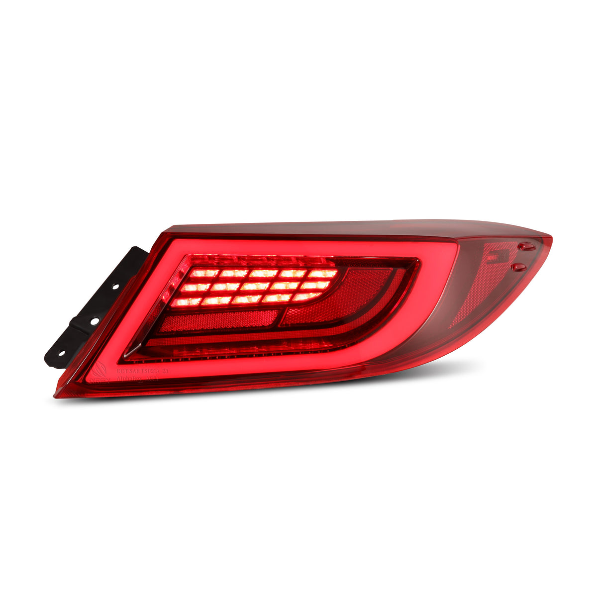 AlphaRex 22+ Toyota GR86/Subaru BRZ LUXX-Series LED Tail Lights Vivid Red - 675030