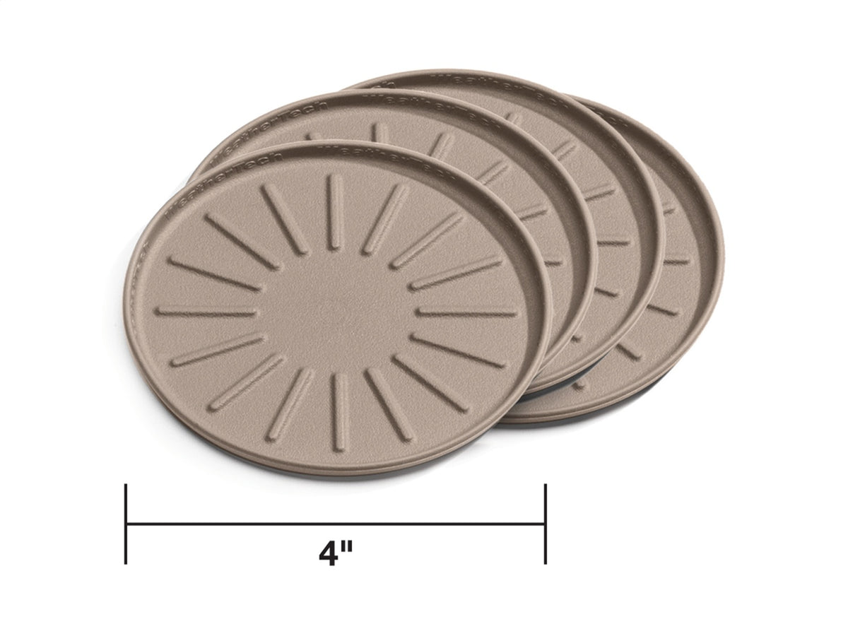 Weathertech - Round Coaster Set - Tan 4 in. Dia. - 8A4CSTTN